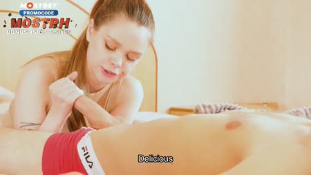 После массажа ног девочке захотелось секса